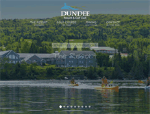 Tablet Screenshot of dundeeresort.com